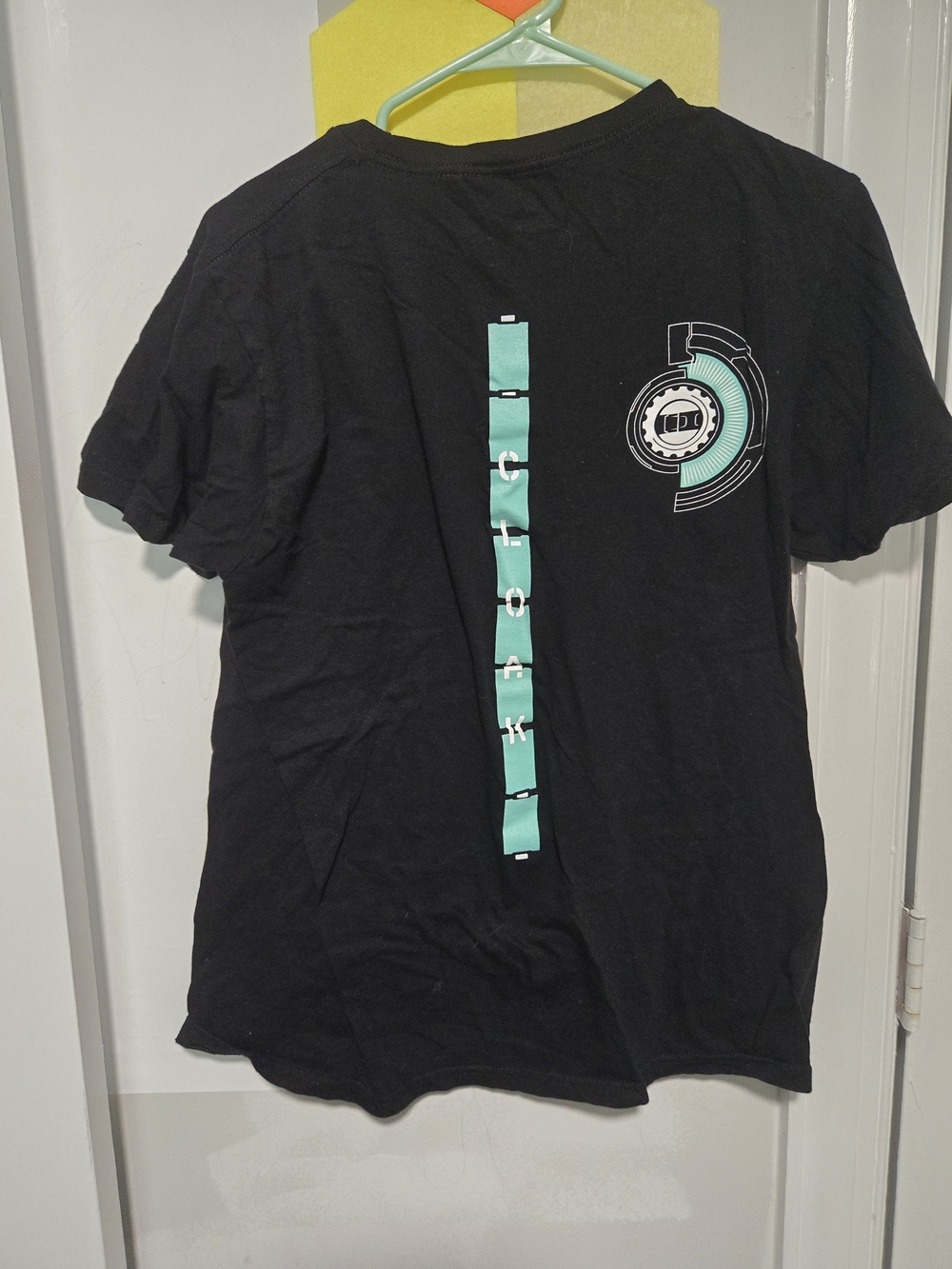 CLOAK Black Dead Space Logo Tee Glow in The Dark - Picture 2 of 3